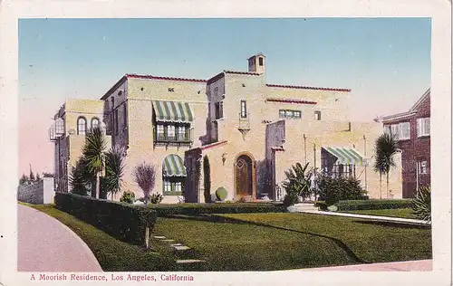 3126 - USA - California , Los Angeles , A Moorish Residence - nicht gelaufen