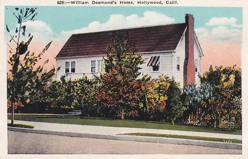 3127 - USA - California , Hollywood , William Desmond 's Home - nicht gelaufen