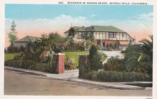 3129 - USA - California , Beverly Hills , Residence of Marion Davies - nicht gelaufen