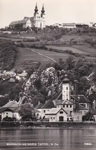 3139 - Österreich - Niederösterreich , Marbach mit Maria Taferl - gelaufen 1960