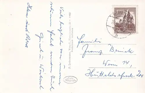 3139 - Österreich - Niederösterreich , Marbach mit Maria Taferl - gelaufen 1960
