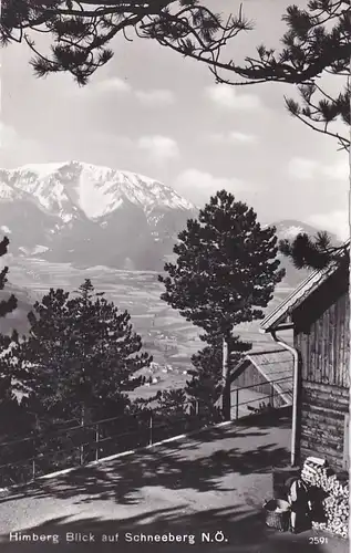 3140 - Österreich - Niederösterreich , Himberg , Blick auf Schneeberg - gelaufen