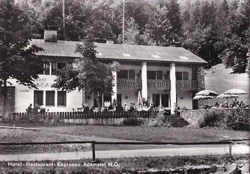 3149 - Österreich - Niederösterreich , Hotel Restaurant Espresso Adamstal - gelaufen 1965