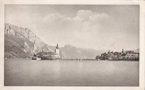 3152 - Österreich - Oberösterreich , Gmunden , Orth , See - und Landschloß Orth - gelaufen 1916