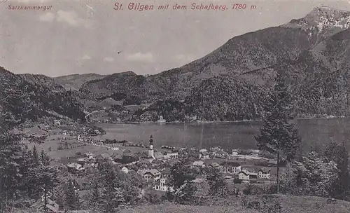 3159 - Österreich - Salzburg , St. Gilgen auf dem Schafberg , Salzkammergut - nicht gelaufen