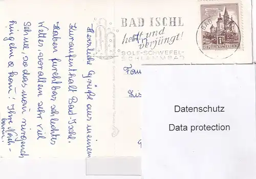 3160 - Österreich - Oberösterreich , Bad Ischl mit Dachstein , Kurort - gelaufen 1962