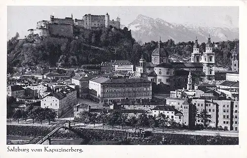 3169 - Österreich - Salzburg Stadt vom Kapuzinerberg - nicht gelaufen