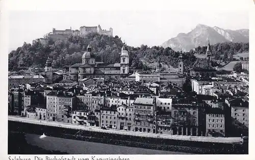 3173 - Österreich - Salzburg , Die Bischofstadt vom Kapuzinerberg - nicht gelaufen