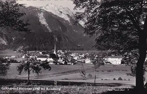 3187 - Österreich - Salzburg , Abtenau , Luftkurort , Panorama - nicht gelaufen