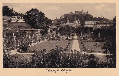 3193 - Österreich - Salzburg , Mirabellgarten - nicht gelaufen