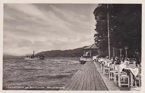 3228 - Österreich - Kärnten , Pörtschach am Wörthersee , Werzerstrand - nicht gelaufen 1929