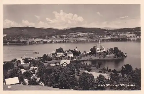 3237 - Österreich - Kärnten , Maria Wörth am Wörthersee - nicht gelaufen 1935