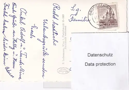 3252 - Österreich - Oberösterreich , Grossraming , Panorama - gelaufen 1965