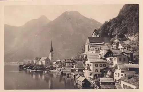 3257 - Österreich - Oberösterreich , Hallstatt , Panorama - nicht gelaufen