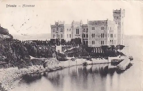 3278 - Italien - Trieste , Triest , Miramar - gelaufen 1909