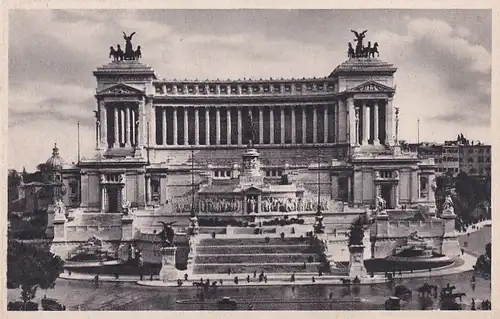 3286 - Italien - Roma , Rom , Monumento a Vittorio Emanuele II , Viktor Emanuel Monument - nicht gelaufen 1936