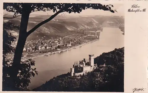 3314 - Deutschland - Koblenz , Schloss Stolzenfels am Rhein , Der deutsche Rhein - gelaufen 1932