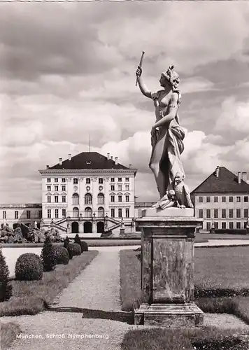 3317 - Deutschland - München , Schloß Nymphenburg - gelaufen 1962