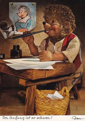 3348 -  - Mecki , Der Anfang ist so schwer - gelaufen 1968