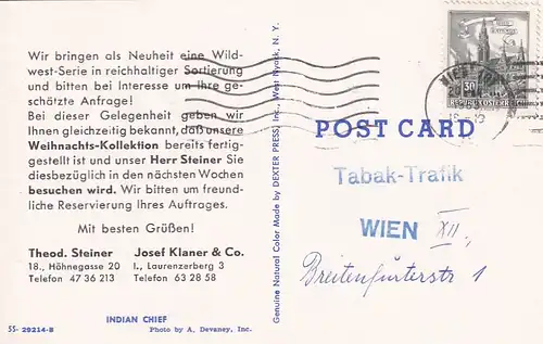 3472 -  - Indian Chief , Indianer - gelaufen 1963