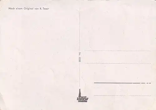 3491 -  - R. Tesar , Herzlichen Glückwunsch zum Namenstag - nicht gelaufen