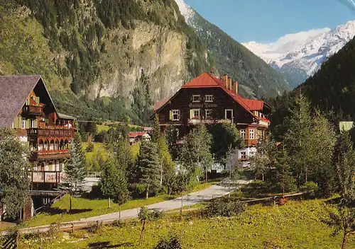 3549 - Österreich - Salzburg , Badgastein Kötschachtal , Hoteldorf Grüner Baum , Tischlerkargletscher - gelaufen