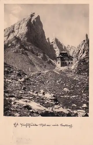 3557 - Österreich - Kärnten , Eduard Pichlhütte mit Seekopf - gelaufen 1939