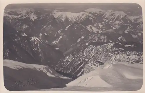 3584 - Österreich - Niederösterreich , Schneeberg , Blick v. Klosterwappen auf den Kuhschneeberg - nicht gelaufen