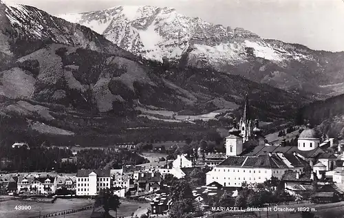 3621 - Österreich - Steiermark , Mariazell mit Ötscher - gelaufen 1964