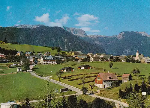3623 - Österreich - Steiermark , Tauplitz , Panorama - gelaufen 1977