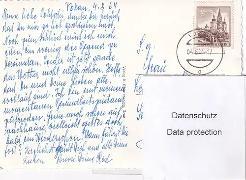 3630 - Österreich - Steiermark , Vorau , Chorherrenstift , Sommerfrische - gelaufen 1964