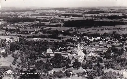 3650 - Österreich - Oberösterreich , Haag am Hausruck , Panorama - gelaufen 1963