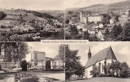 3656 - Österreich - Oberösterreich , Schallerbach , Rheuma Heilbad , Mehrbildkarte - gelaufen 1969