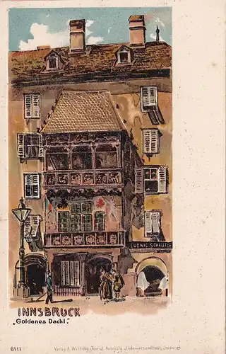 3674 - Österreich - Tirol , Innsbruck , Goldenes Dachl - nicht gelaufen