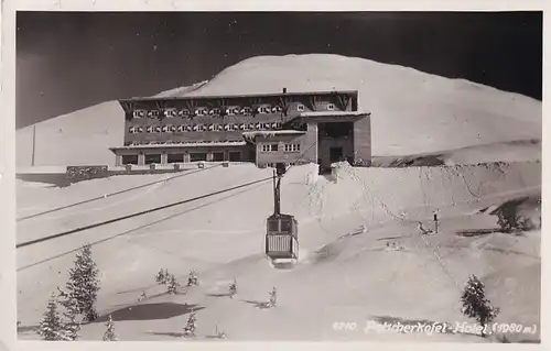 3686 - Österreich - Tirol , Patscherkofel Hotel , Seilbahn , Gondel - gelaufen