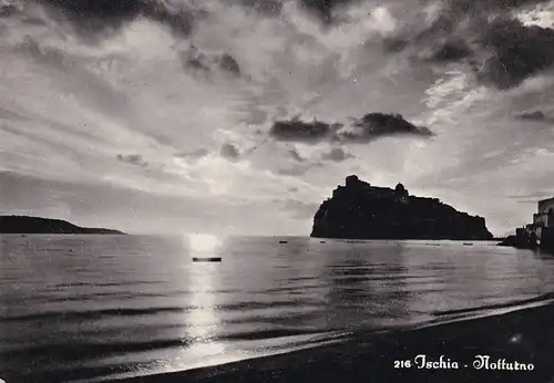 3696 - Italien - Ischia , Notturno , Nocturne - gelaufen