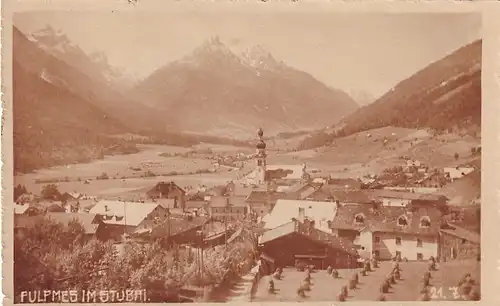 3707 - Österreich - Fulpmes im Stubai , Stubaital - nicht gelaufen