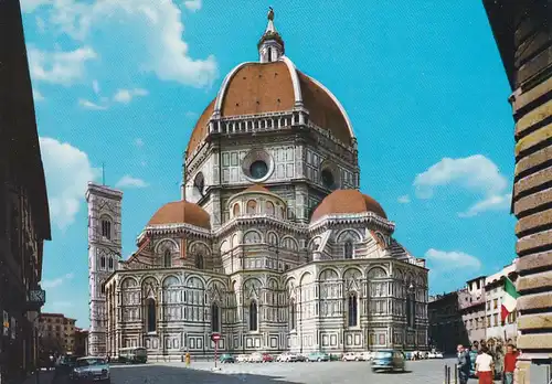 3708 - Italien - Firenze , Il Duomo , Abside , Die Domkirche , Die Absis - gelaufen 1986