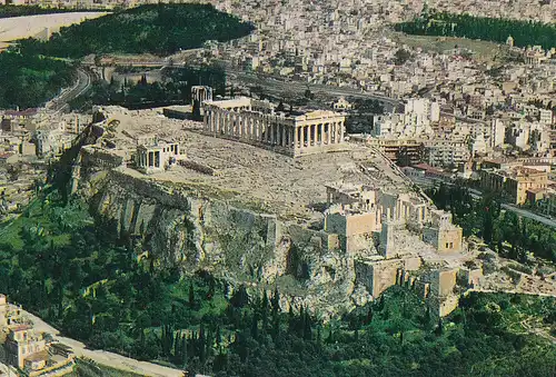 3722 - Griechenland - Athen , Akropolis - gelaufen 1978