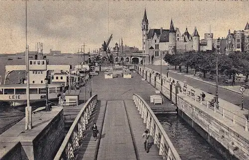 3724 - Belgien - Antwerpen , Anvers , Aanlegplaats , Embarcadere - gelaufen 1954
