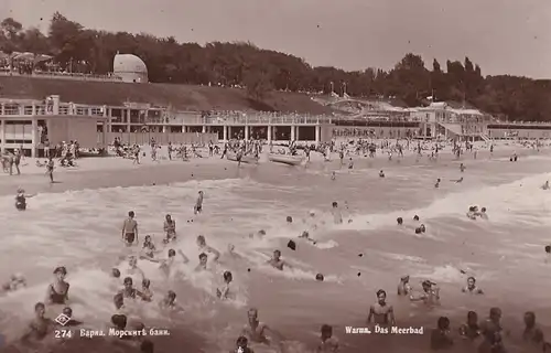 3762 - Bulgarien - Warna , Das Meerbad - gelaufen 1931