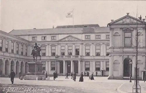 3772 - Holland - Gravenhage , Den Haag , Koninklijk Paleis - nicht gelaufen 1908