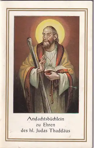 3806 -  - Andachtsbüchlein zu Ehren des heiligen Judas Thaddäus -  1955