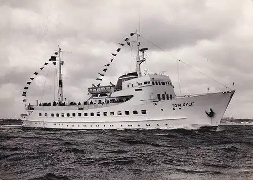 3818 - Deutschland - Kiel , MS Tom Kyle , Schiff - gelaufen 1967