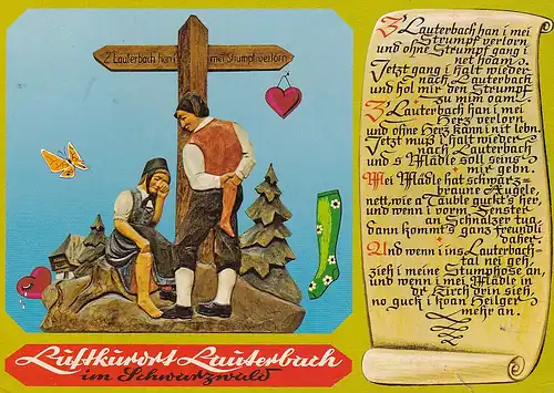 3824 - Deutschland - Lauterbach im Schwarzwald - gelaufen 1983