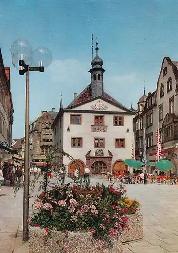 3837 - Deutschland - Bad Kissingen , Marktplatz mit Rahthaus - gelaufen 1979