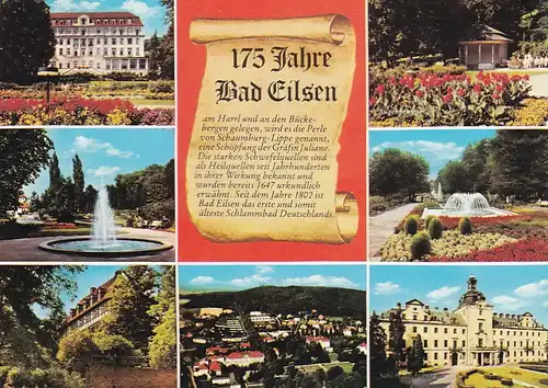 3840 - Deutschland - Bad Eilsen , Mehrbildkarte - gelaufen 1985