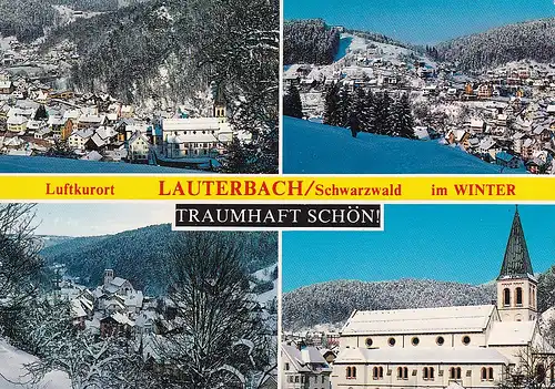 3845 - Deutschland - Lauterbach im Schwarzwald - gelaufen 1986