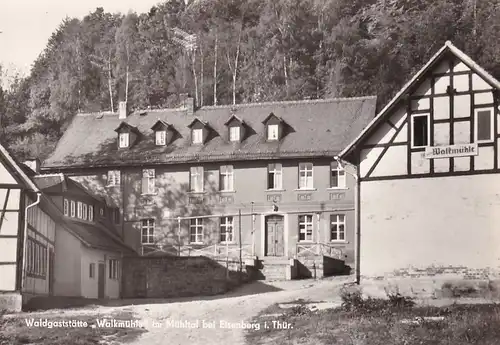3872 - Deutschland - Waldgaststätte Walkmühle im Mühltal bei Eisenberg i. Thür. - nicht gelaufen