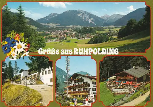 3884 - Deutschland - Grüße aus Ruhpolding , Oberbayern - nicht gelaufen
